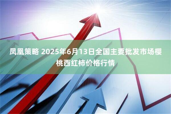 凤凰策略 2025年6月13日全国主要批发市场樱桃西红柿价格行情