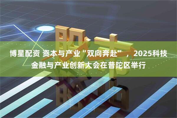 博星配资 资本与产业“双向奔赴” ，2025科技金融与产业创新大会在普陀区举行